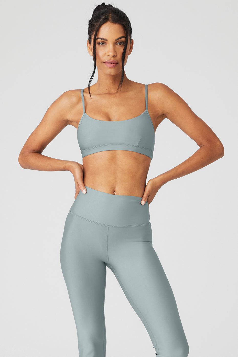 Airlift Intrigue Bra - Cosmic Grey sold by Alo Yoga