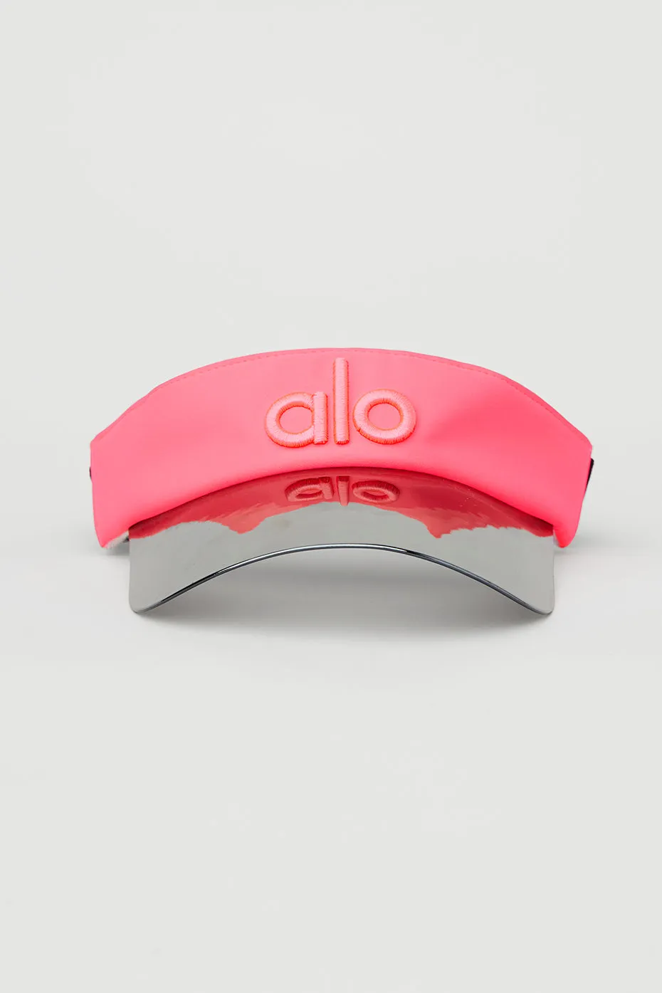 Airlift Solar Visor - Fluorescent Pink Coral sold by Alo Yoga