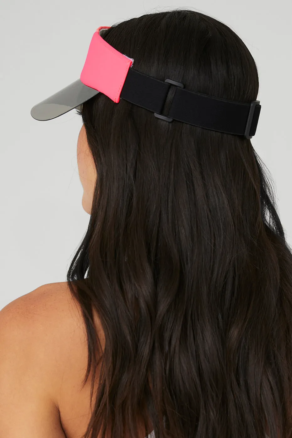 Airlift Solar Visor - Fluorescent Pink Coral sold by Alo Yoga product image thumbnail 4