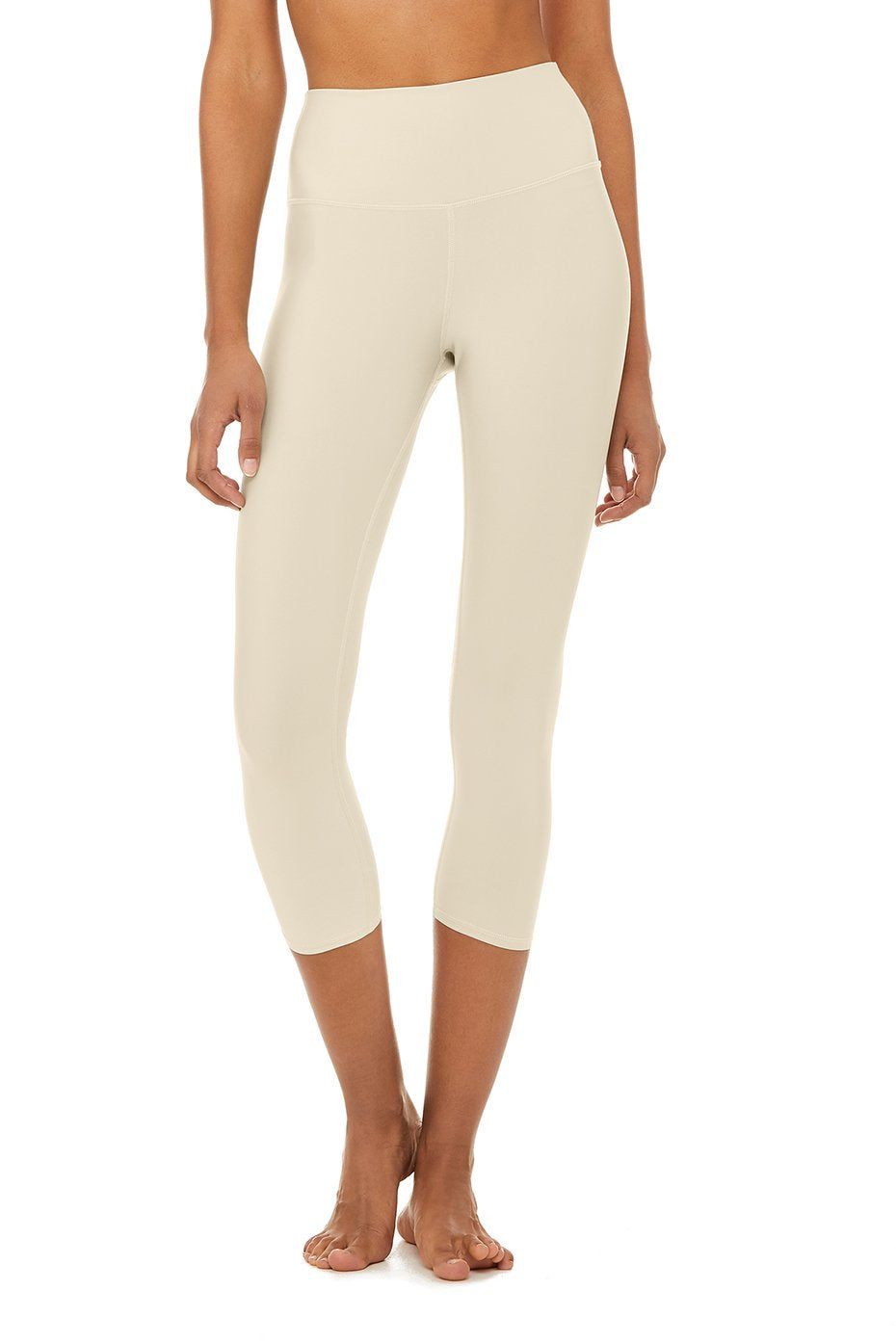High-Waist Airlift Capri - Sandstone sold by Alo Yoga