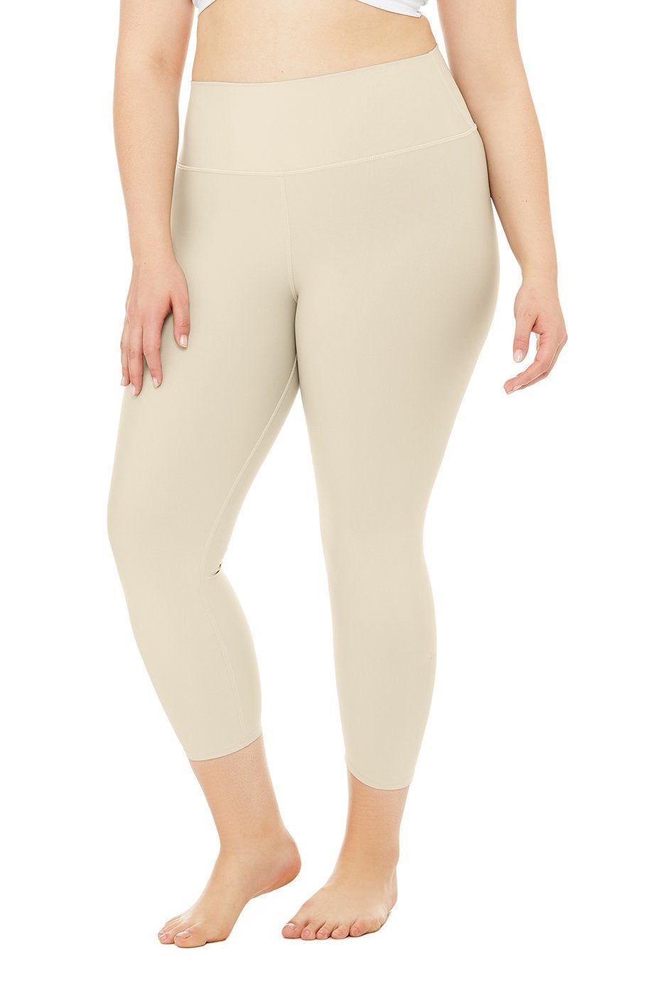 High-Waist Airlift Capri - Sandstone sold by Alo Yoga product image thumbnail 5