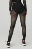 Seamless High-Waist 7/8 Limitless Open Air Legging - Black sold by Alo Yoga