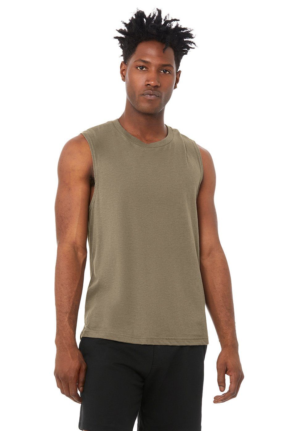 Triumph Muscle Tank - Olive Branch sold by Alo Yoga