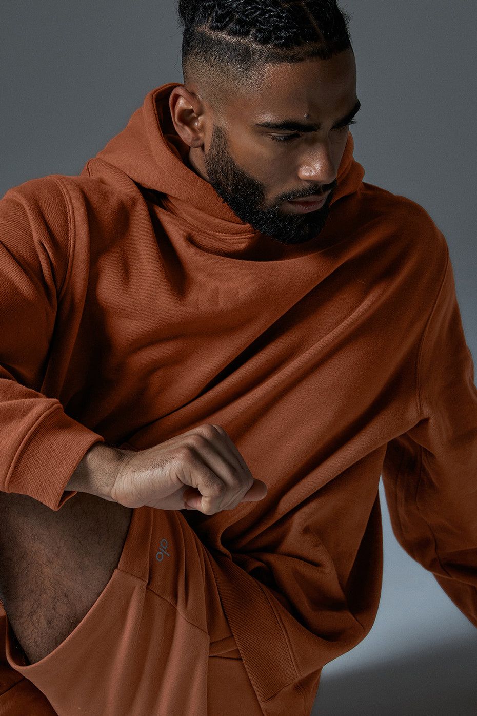 Renown Heavy Weight Hoodie - Rust sold by Alo Yoga product image thumbnail 5