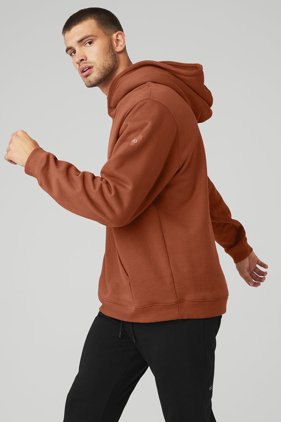 Renown Heavy Weight Hoodie - Rust sold by Alo Yoga product image thumbnail 3