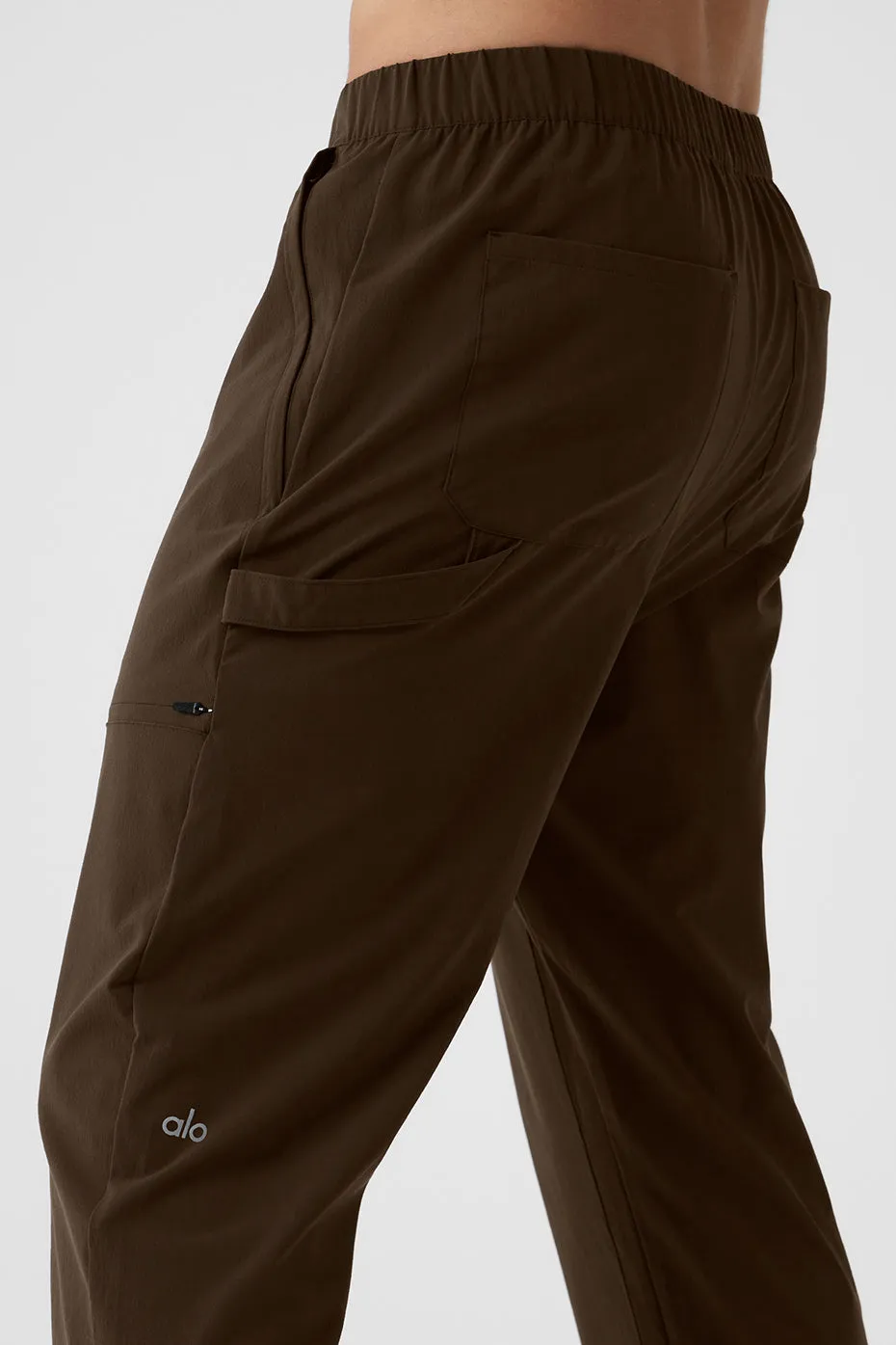 Co-Op Carpenter Track Pant - Espresso sold by Alo Yoga product image thumbnail 4