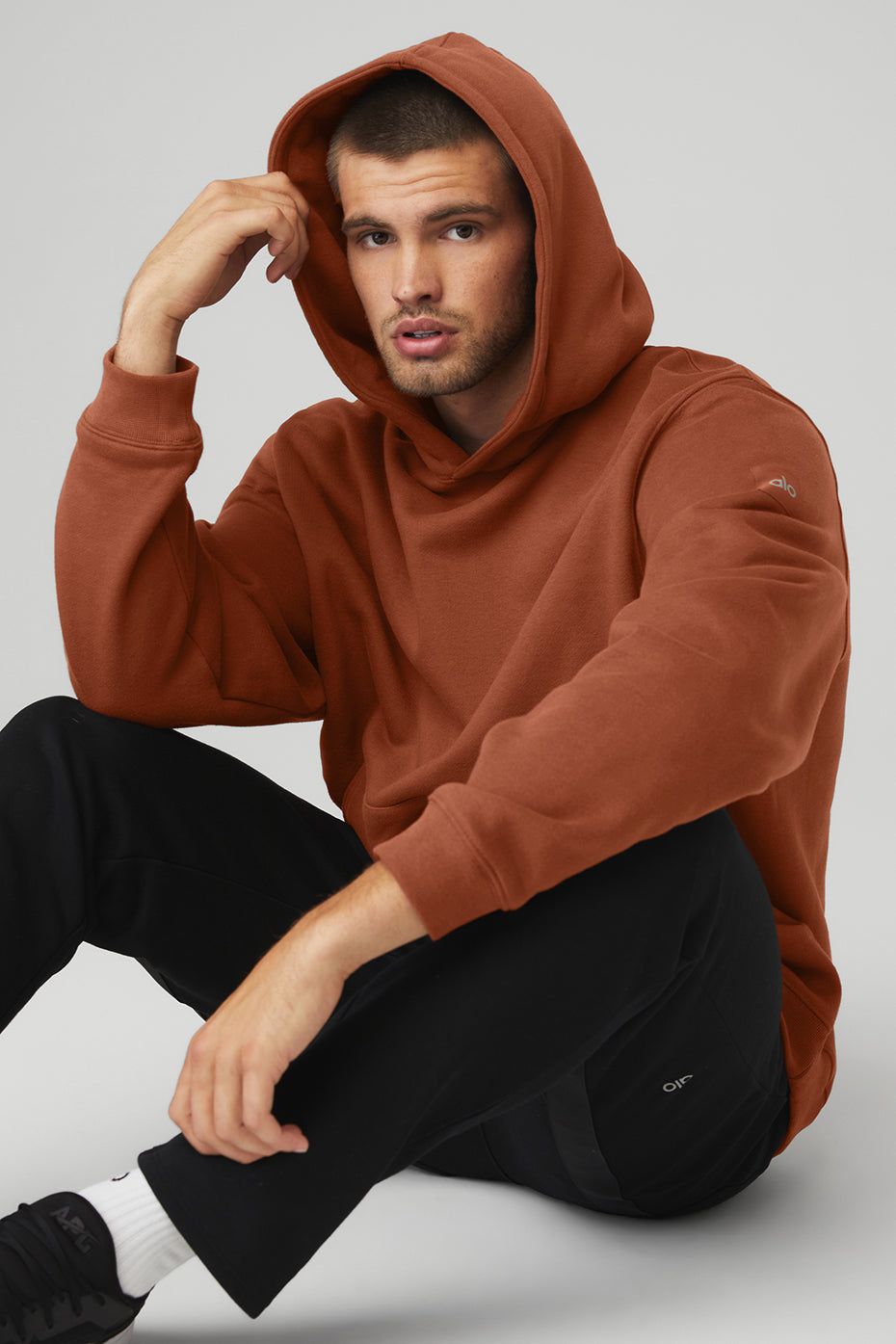 Renown Heavy Weight Hoodie - Rust sold by Alo Yoga product image thumbnail 4