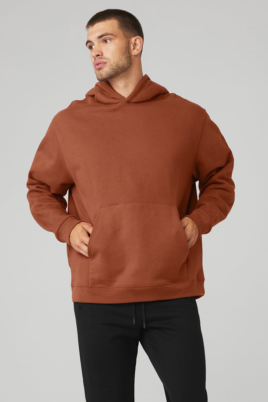 Renown Heavy Weight Hoodie - Rust sold by Alo Yoga
