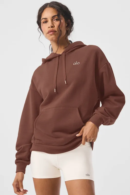 Accolade Hoodie - Chestnut sold by Alo Yoga