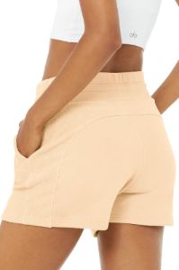 Washed Avenue Sweat Short - Putty Wash sold by Alo Yoga