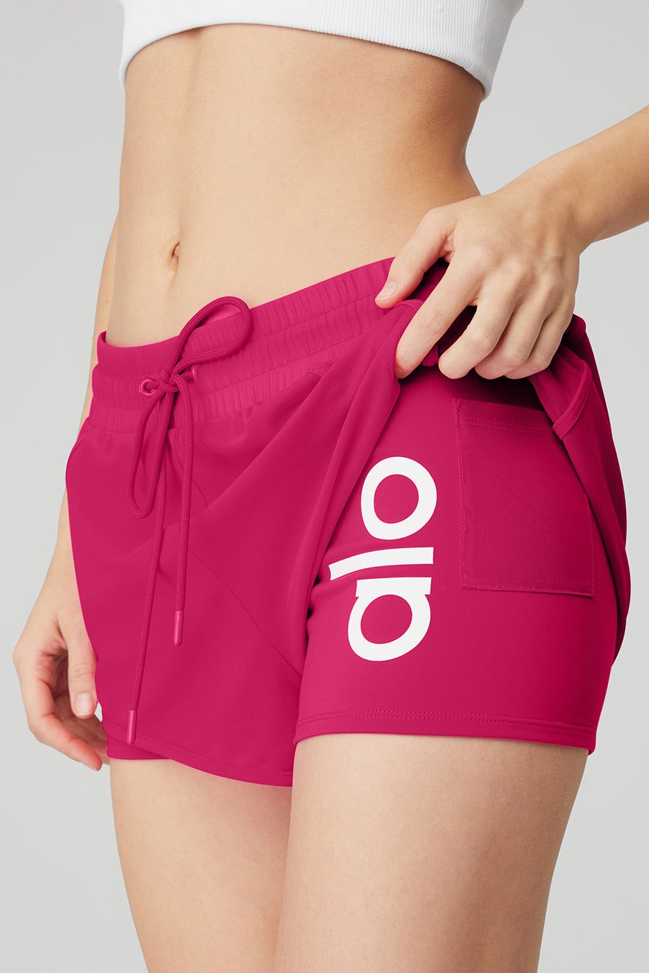 Ambience Short - Magenta Crush/White sold by Alo Yoga product image thumbnail 4