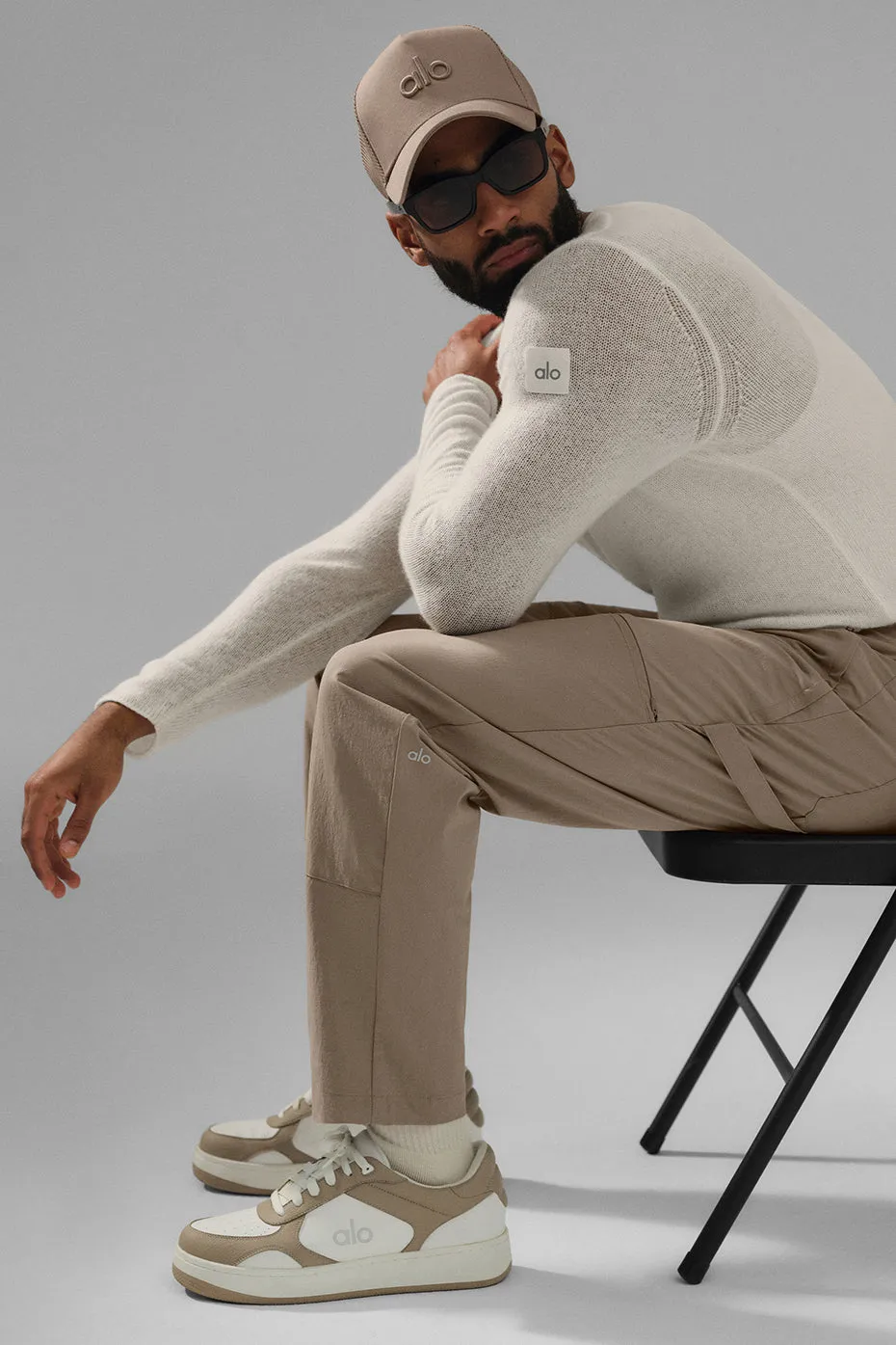 Co-Op Carpenter Track Pant - Gravel sold by Alo Yoga product image thumbnail 4