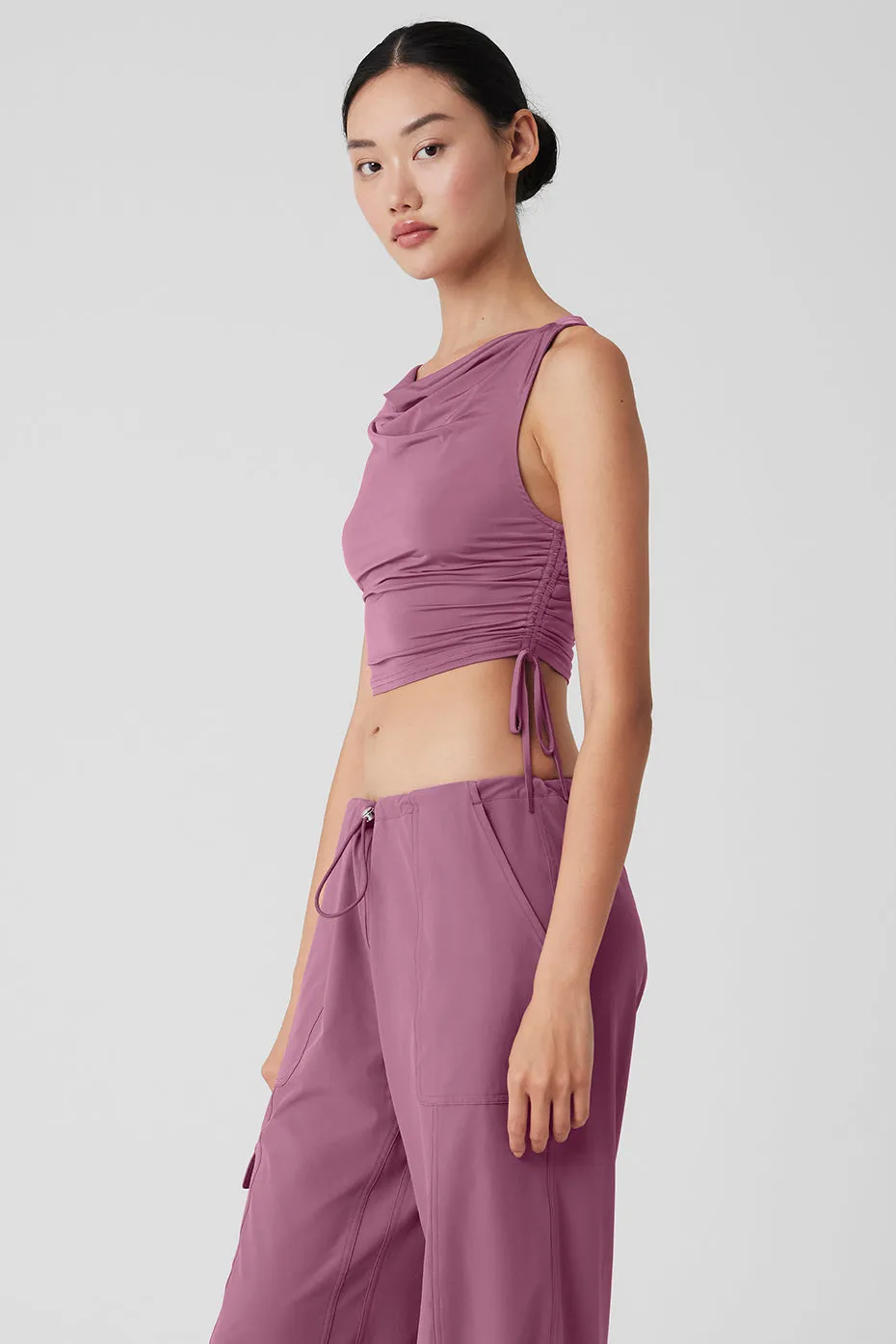 Standout Cropped Tank - Soft Mulberry sold by Alo Yoga product image thumbnail 3