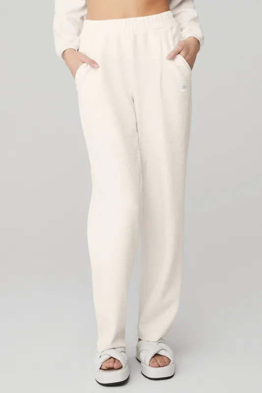 High-Waist Tailored Sweatpant - Ivory sold by Alo Yoga