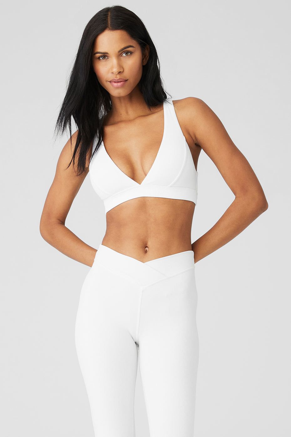 【関税・送料込】White Tie Sports Bra sb8146_whitea