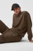 Accolade Crew Neck Pullover - Espresso sold by Alo Yoga