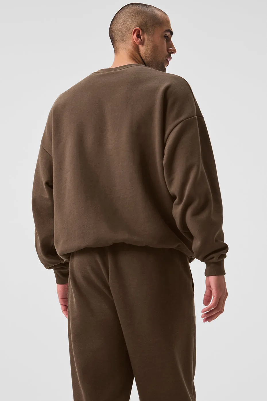 Accolade Crew Neck Pullover - Espresso sold by Alo Yoga product image thumbnail 2