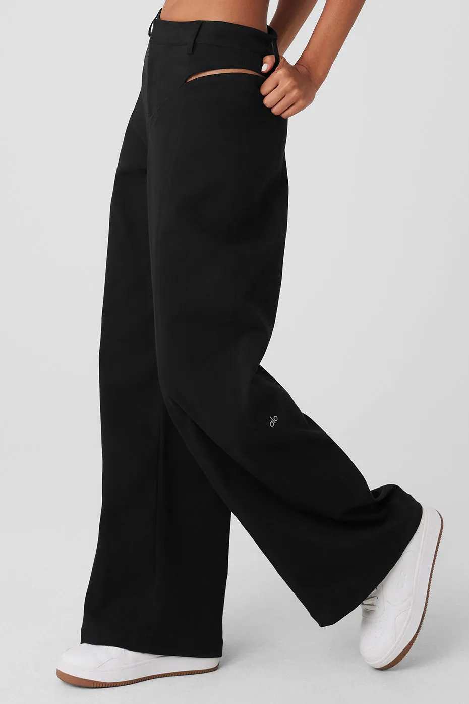 High-Waist Risk Taker Trouser - Black sold by Alo Yoga product image thumbnail 3