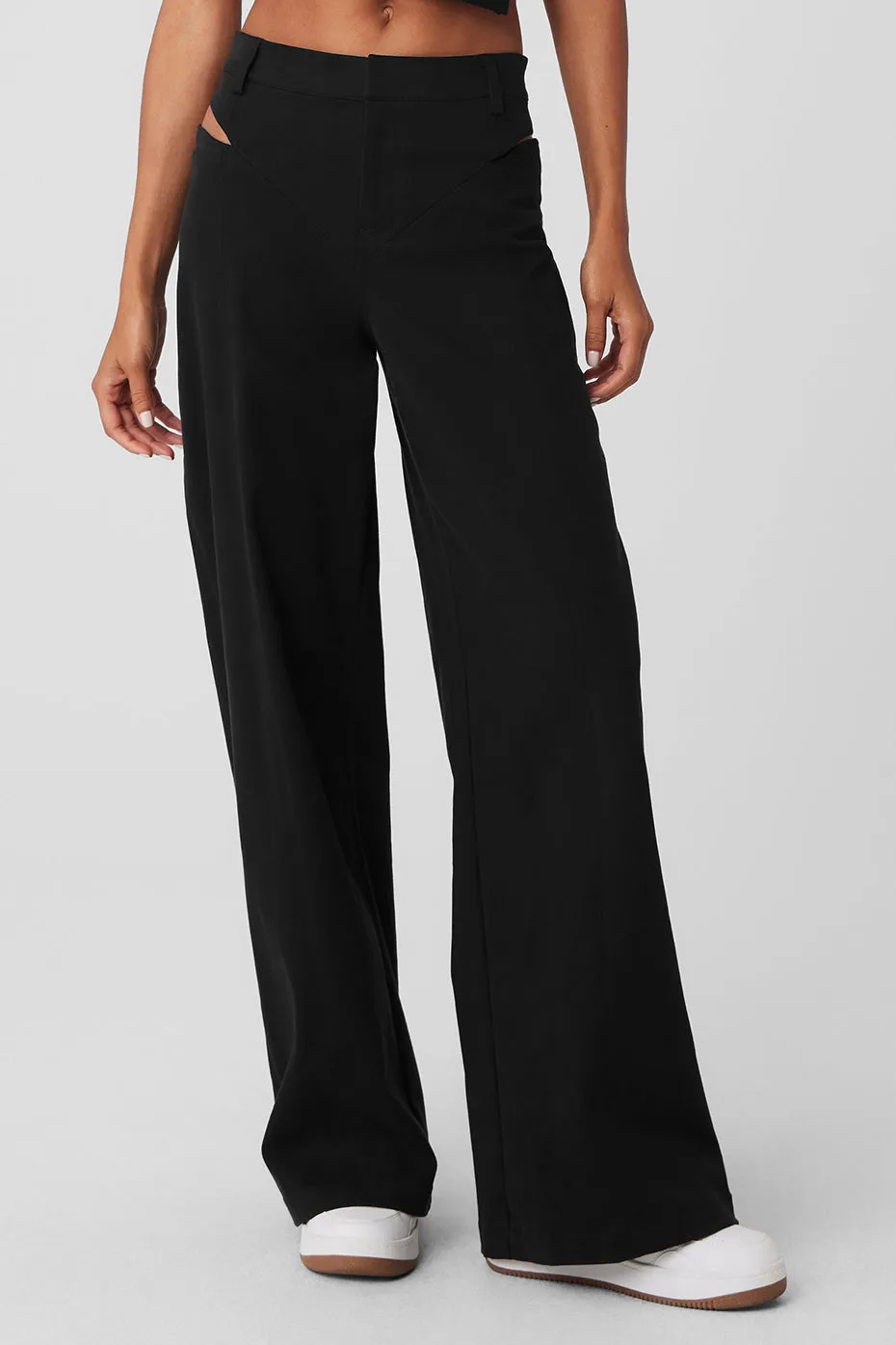 High-Waist Risk Taker Trouser - Black sold by Alo Yoga