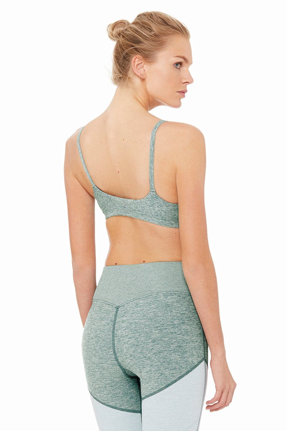 Alosoft Lounge Bra - Seagrass Heather sold by Alo Yoga product image thumbnail 3