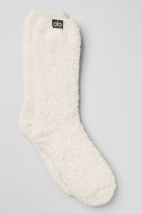 Women's Plush Lush Sock - Ivory sold by Alo Yoga