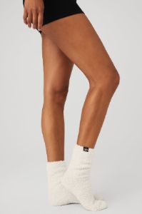 Women's Plush Lush Sock - Ivory sold by Alo Yoga