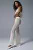 Striped Mesh Tropical Nights Flare Pant - Ivory sold by Alo Yoga
