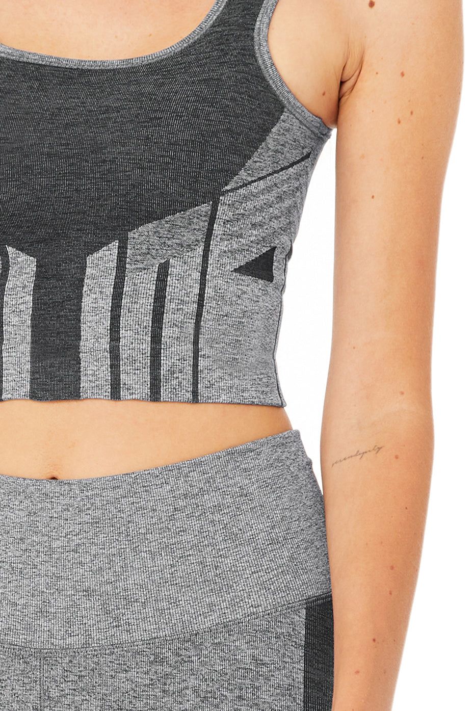 Tempo Bra Tank - Anthracite Heather sold by Alo Yoga product image thumbnail 4