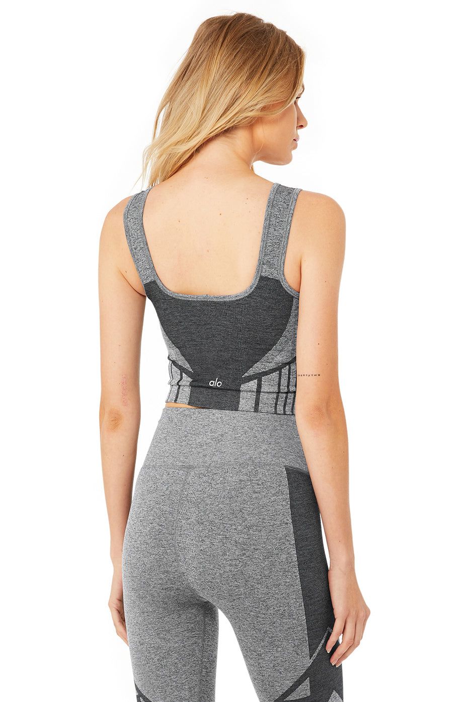 Tempo Bra Tank - Anthracite Heather sold by Alo Yoga product image thumbnail 3