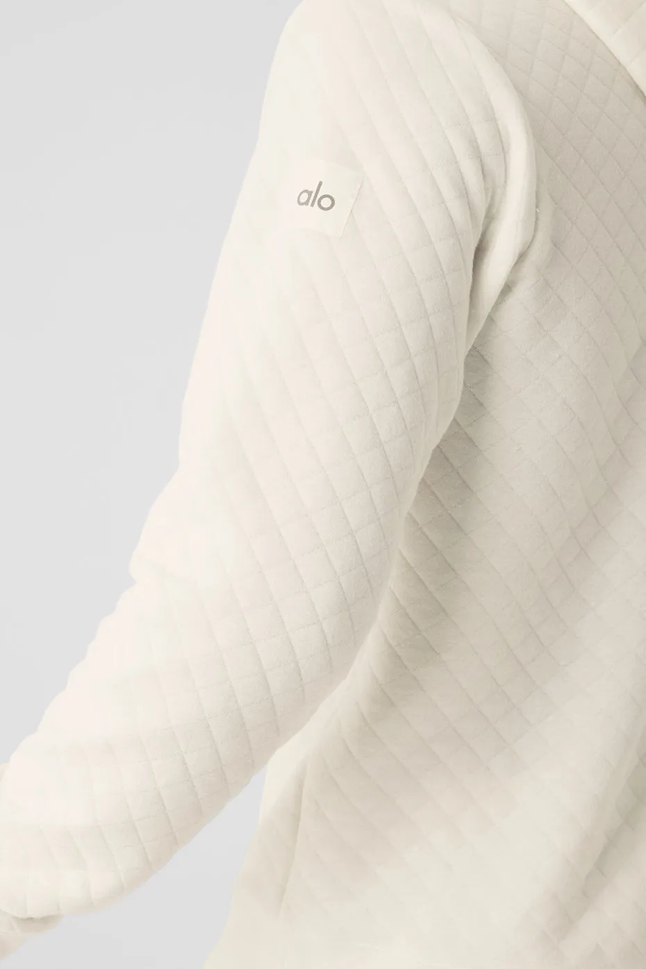 Quilted Stadium Hoodie - Ivory sold by Alo Yoga product image thumbnail 4