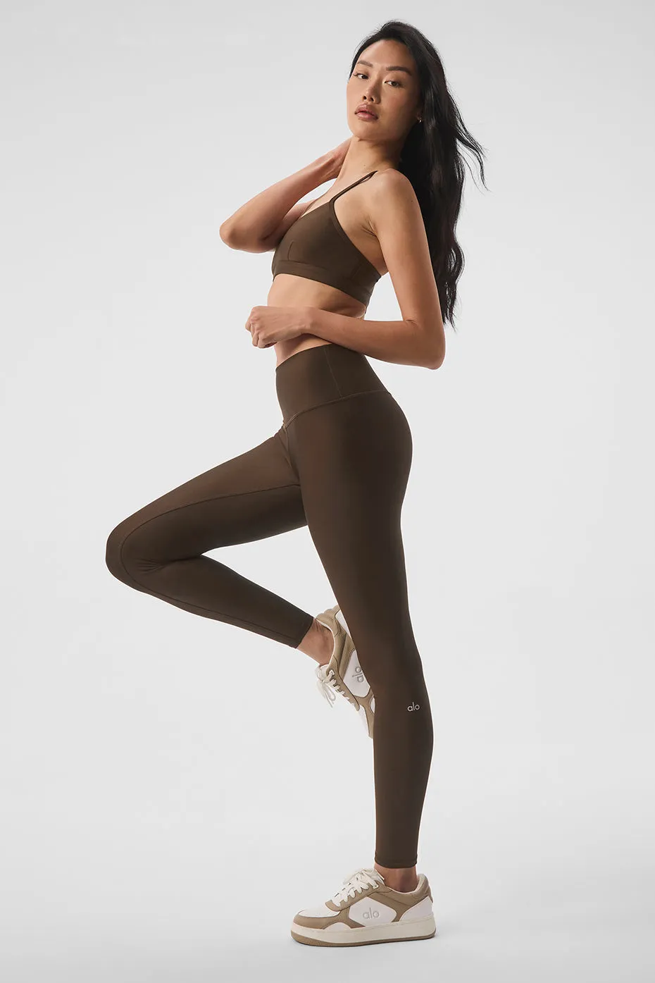 7/8 High-Waist Airlift Legging - Espresso sold by Alo Yoga