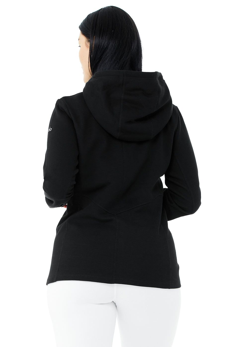 Foundation Zip Hoodie - Black sold by Alo Yoga product image thumbnail 6