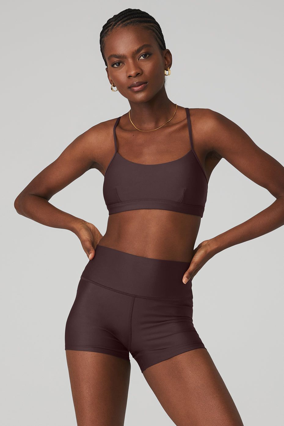 Airlift Intrigue Bra - Raisin sold by Alo Yoga