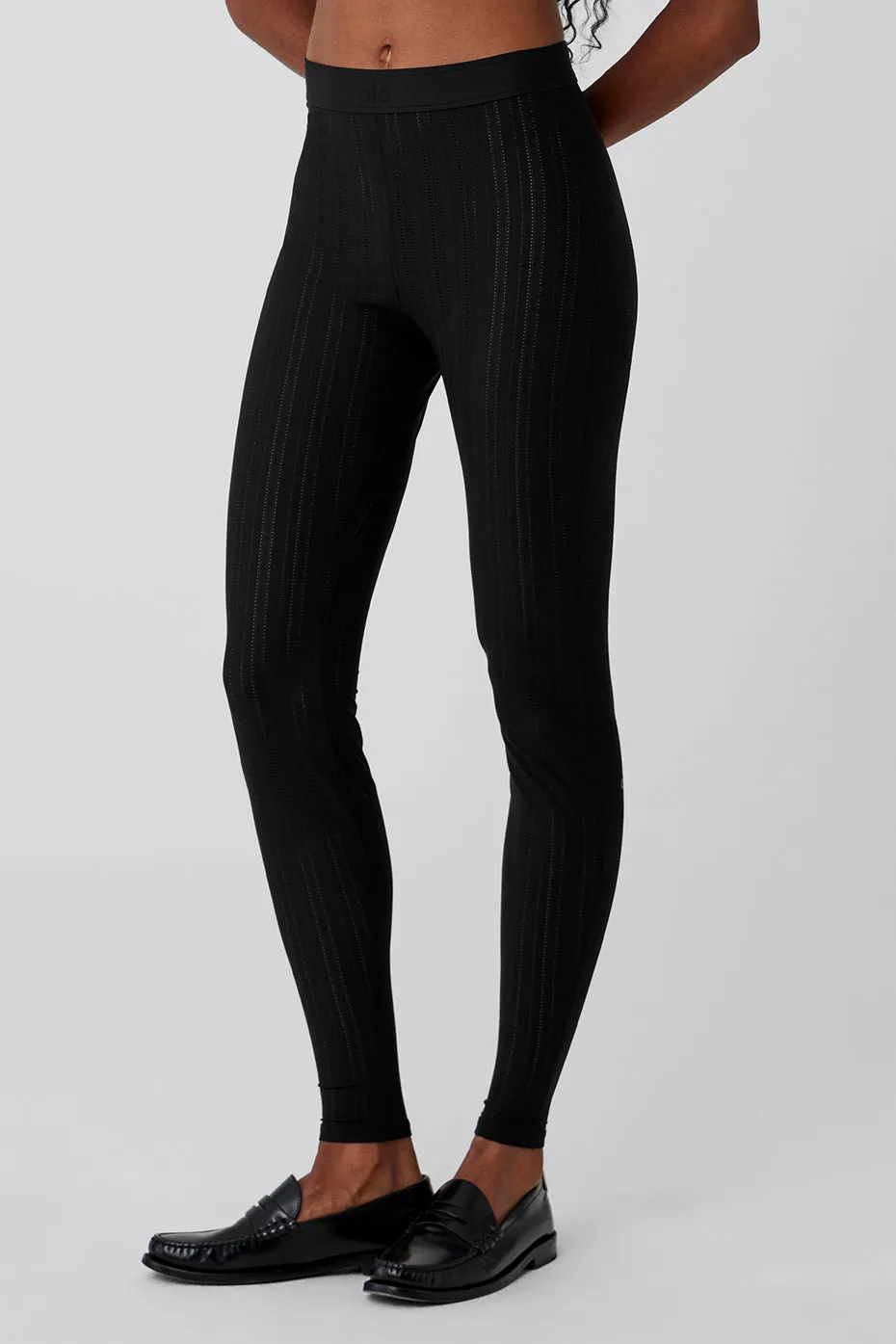 High-Waist Euphoria Legging - Black sold by Alo Yoga product image thumbnail 3