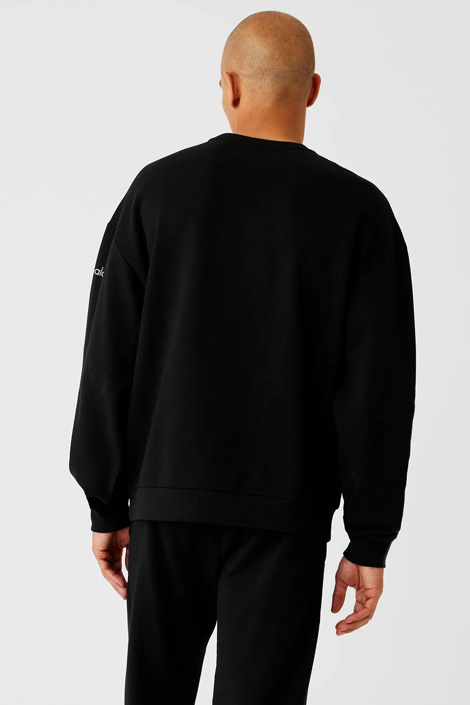 Chill Crew Neck Pullover - Black sold by Alo Yoga product image thumbnail 2