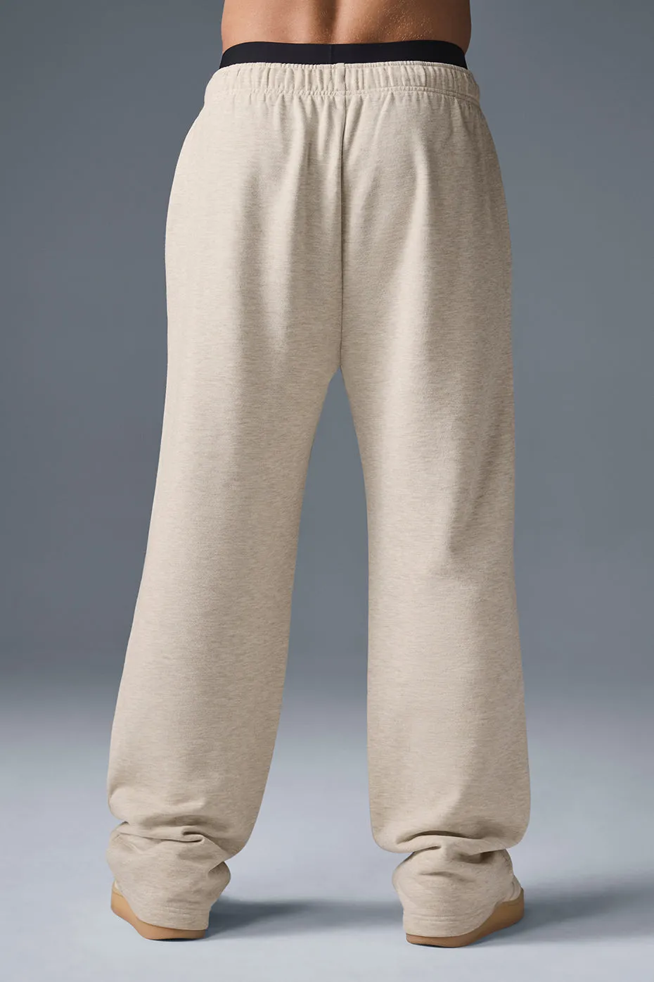 Accolade Straight Leg Sweatpant - Oatmeal Heather sold by Alo Yoga product image thumbnail 2