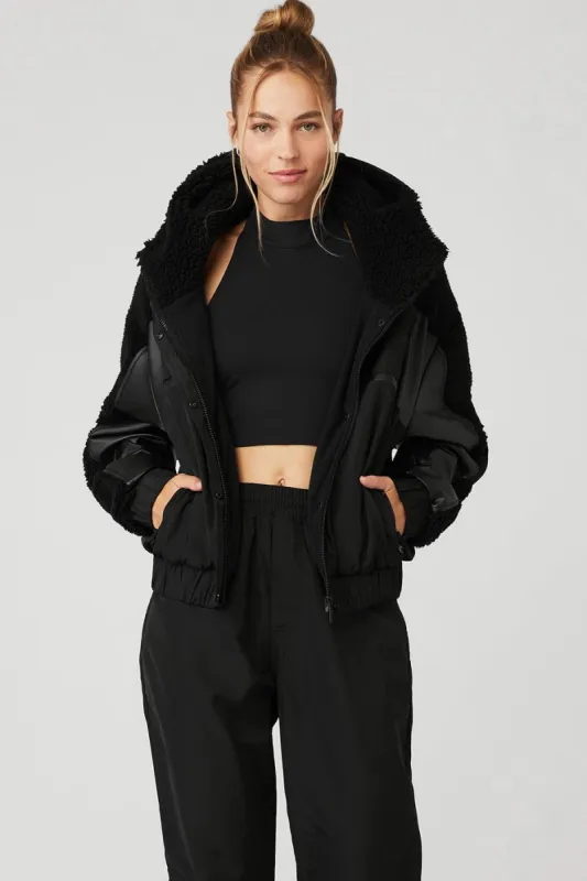 Sherpa Utility Gear Jacket - Black sold by Alo Yoga