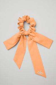 Love Knots Tie Scrunchie - Cantaloupe | Parallel