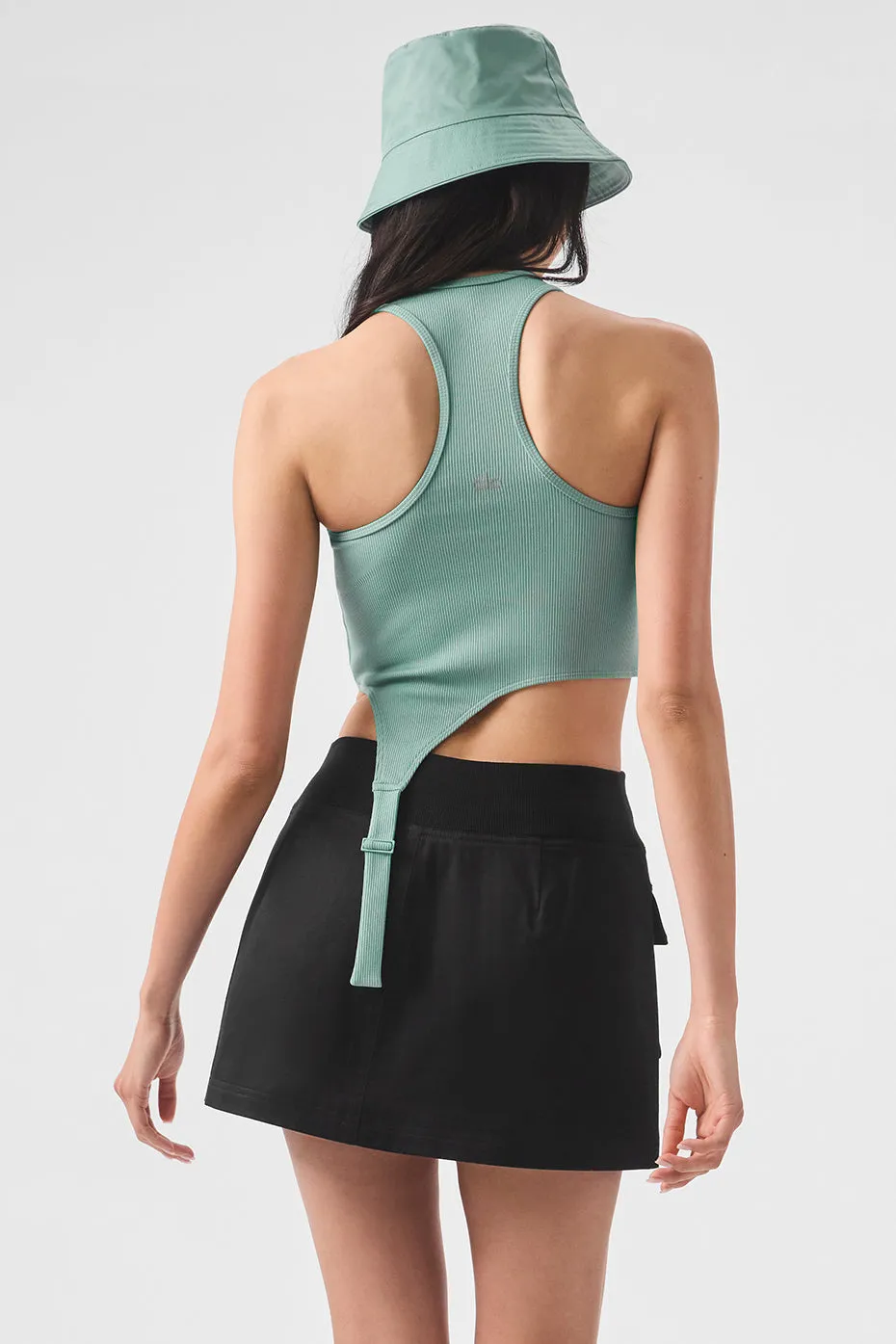Alosoft Ribbed Revelation Tank - Botanical Green sold by Alo Yoga product image thumbnail 2