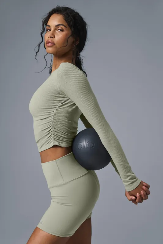 Gather Long Sleeve - Limestone sold by Alo Yoga