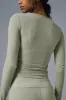 Gather Long Sleeve - Limestone sold by Alo Yoga