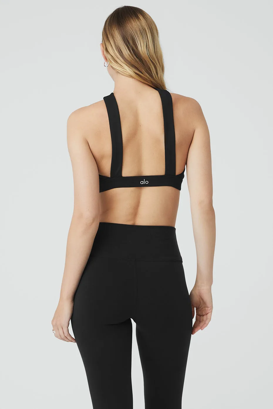 Airbrush Destination Bra - Black sold by Alo Yoga product image thumbnail 3