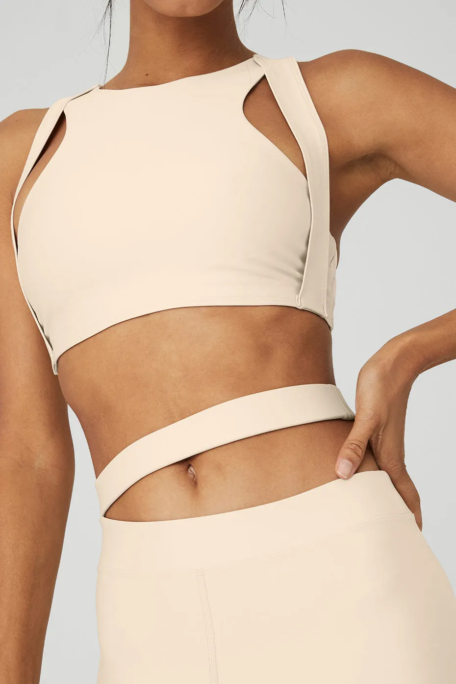 Airlift High-Waist All Access Legging - Macadamia sold by Alo Yoga product image thumbnail 4