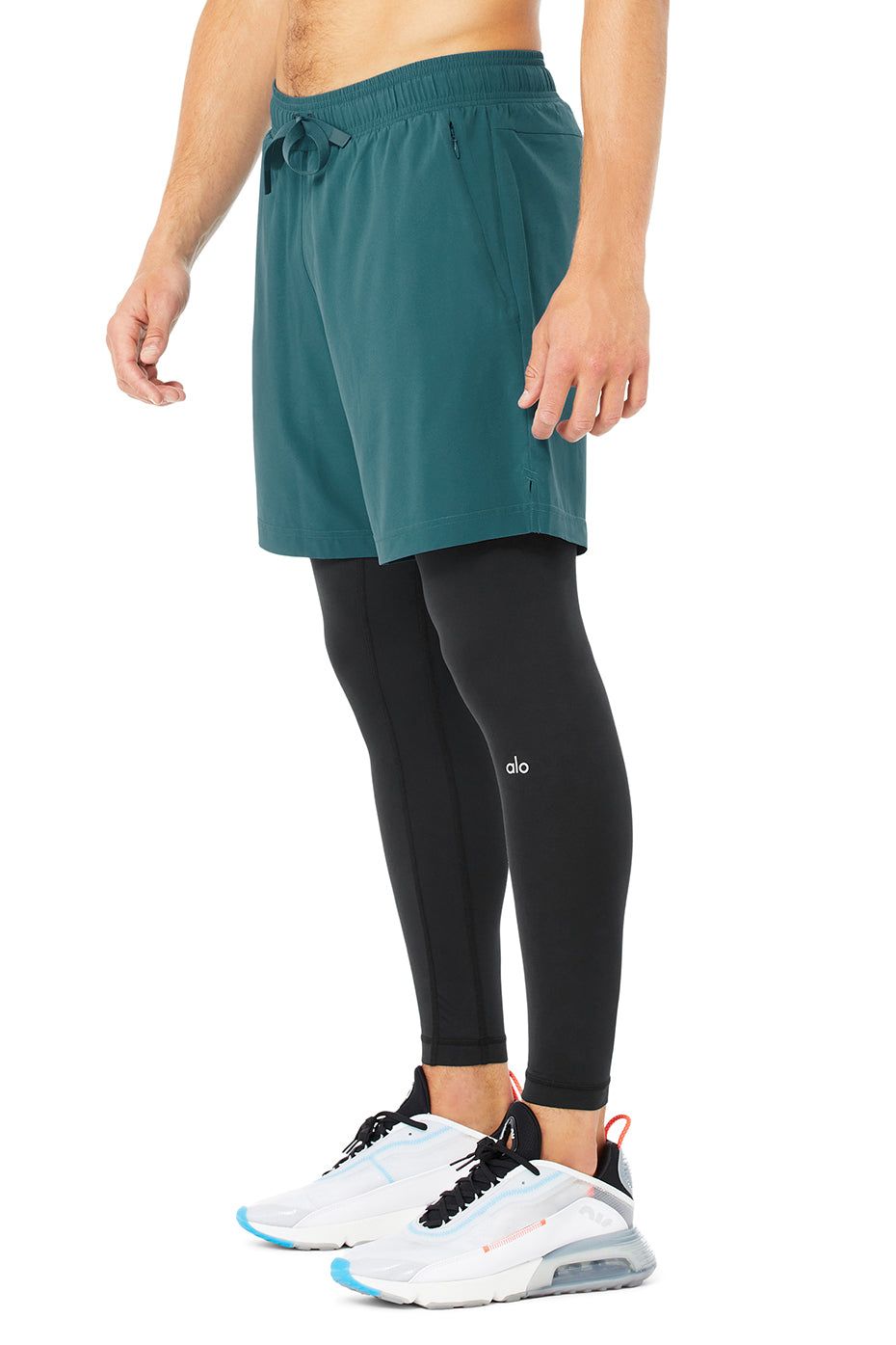 Stability 2-In-1 Pant - Mineral Blue/Black sold by Alo Yoga product image thumbnail 3