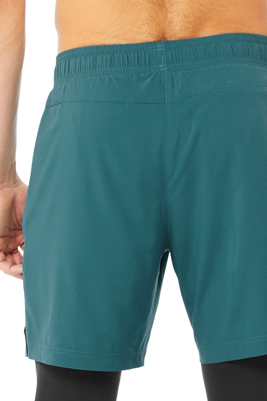 Stability 2-In-1 Pant - Mineral Blue/Black sold by Alo Yoga product image thumbnail 5