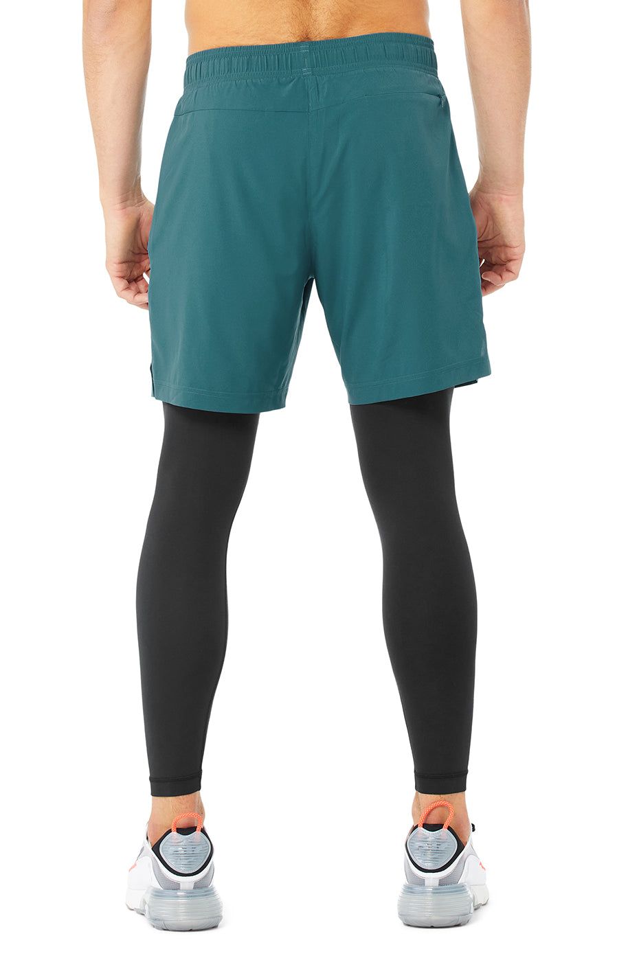 Stability 2-In-1 Pant - Mineral Blue/Black sold by Alo Yoga product image thumbnail 2