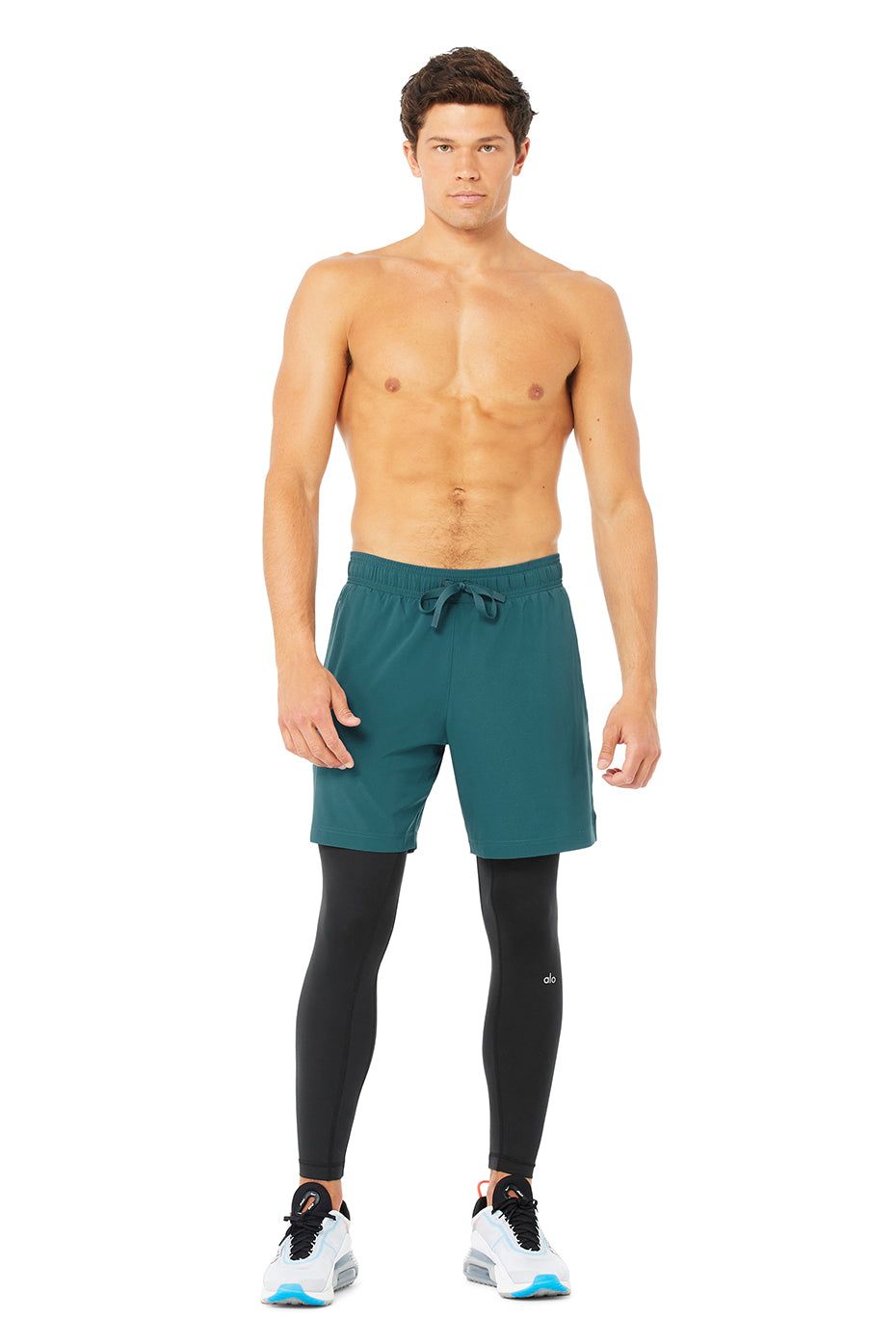 Stability 2-In-1 Pant - Mineral Blue/Black sold by Alo Yoga product image thumbnail 6