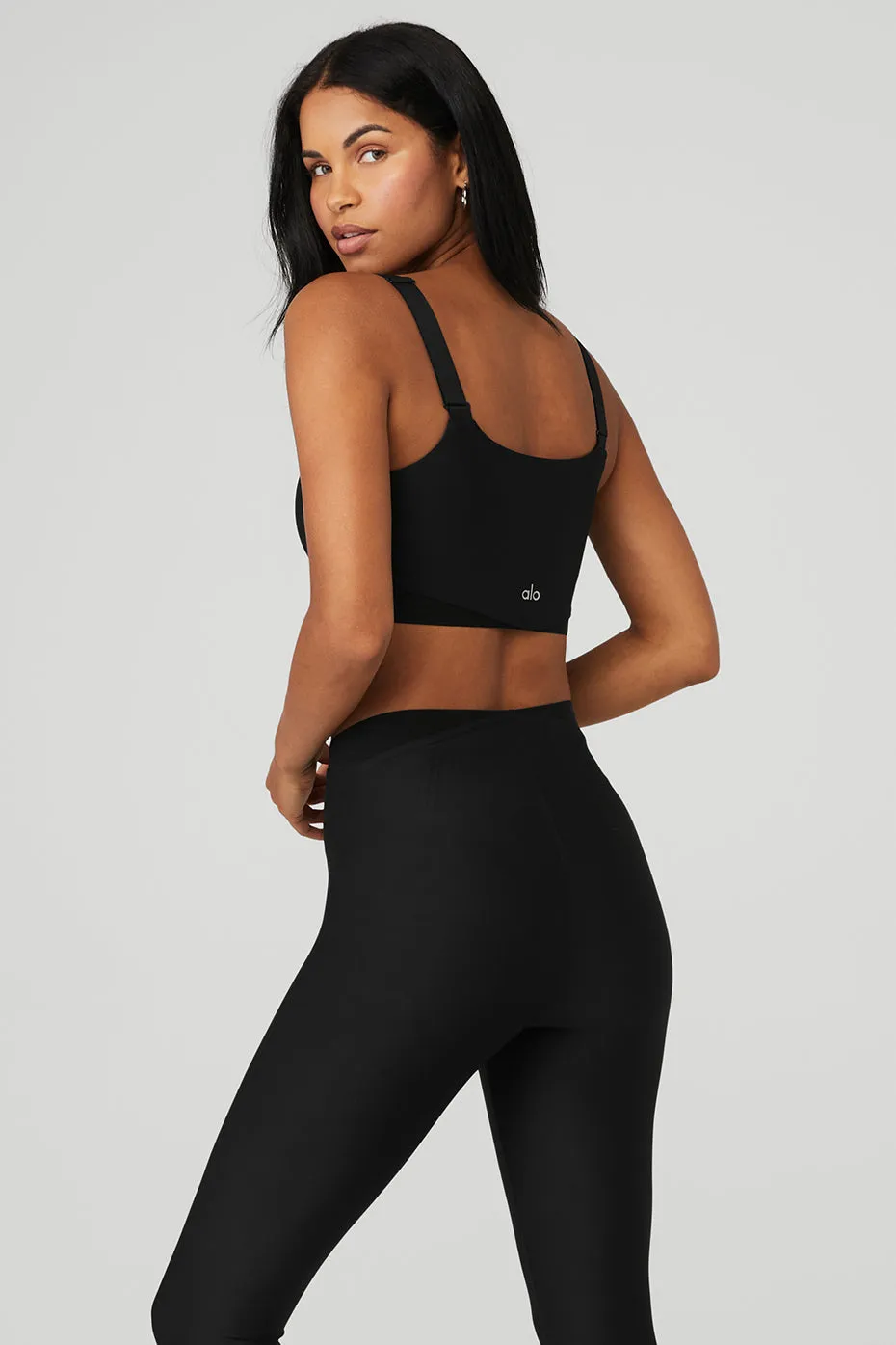 Airlift Corset Bra - Black sold by Alo Yoga product image thumbnail 2