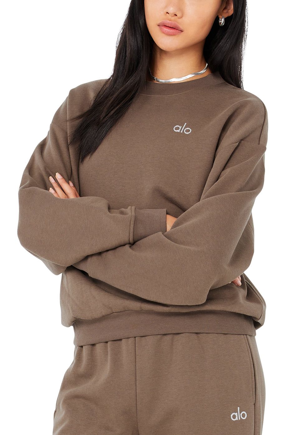 Accolade Crew Neck Pullover & Accolade Sweatpant Set sold by Alo Yoga product image thumbnail 4