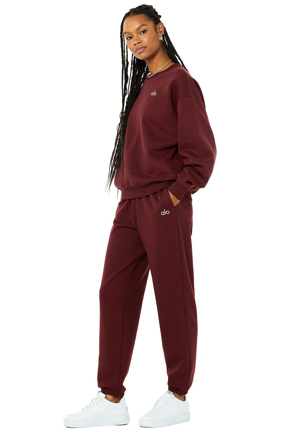 Accolade Crew Neck Pullover & Accolade Sweatpant Set sold by Alo Yoga product image thumbnail 11